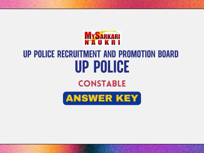 UP Police Answer Key