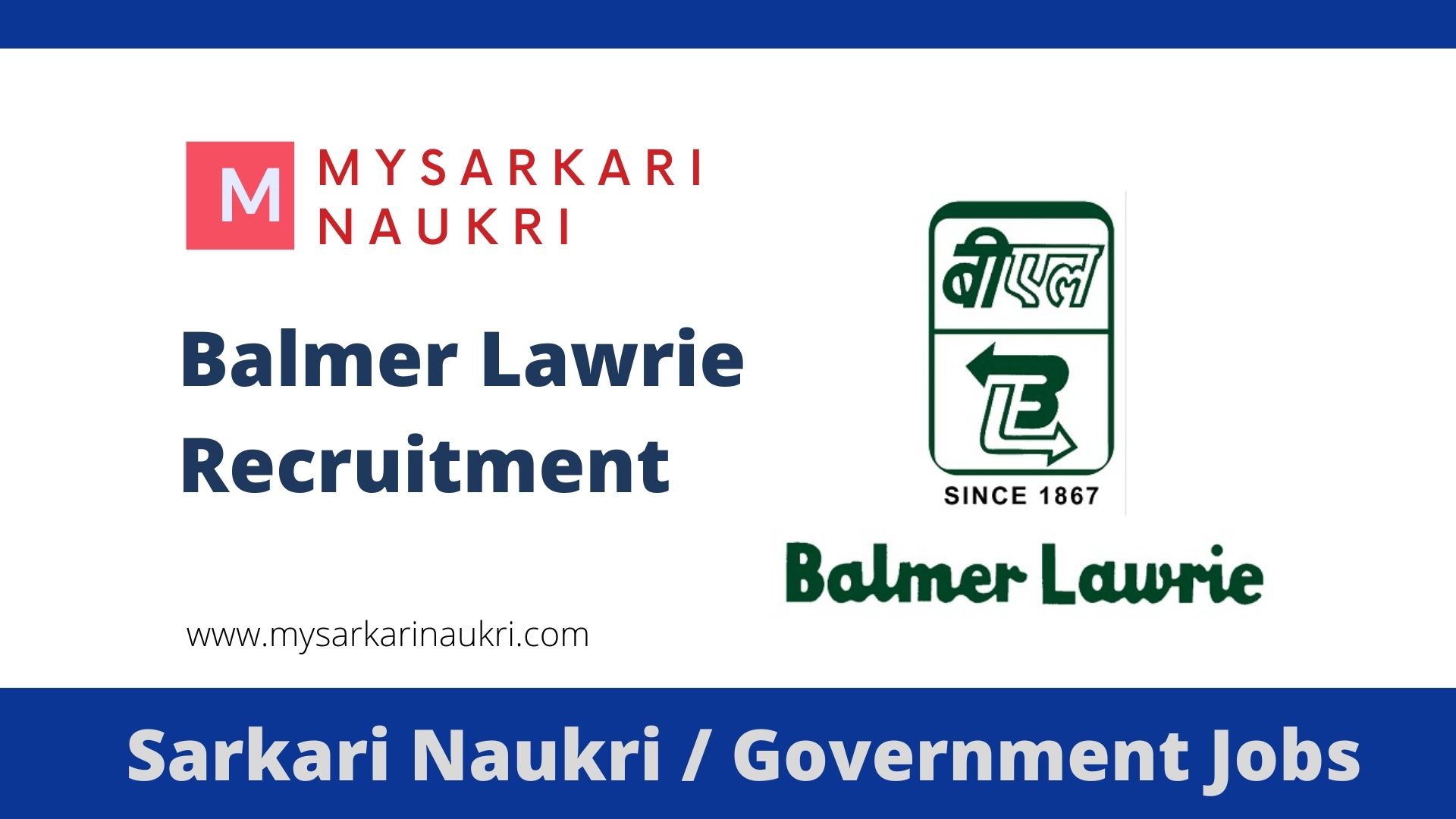 ವ್ಯವಸ್ಥಾಪಕ ಹುದ್ದೆಗಳ ನೇಮಕಾತಿ 2023 | Balmer Lawrie Recruitment 2023  Notification » Kannadasiri.in