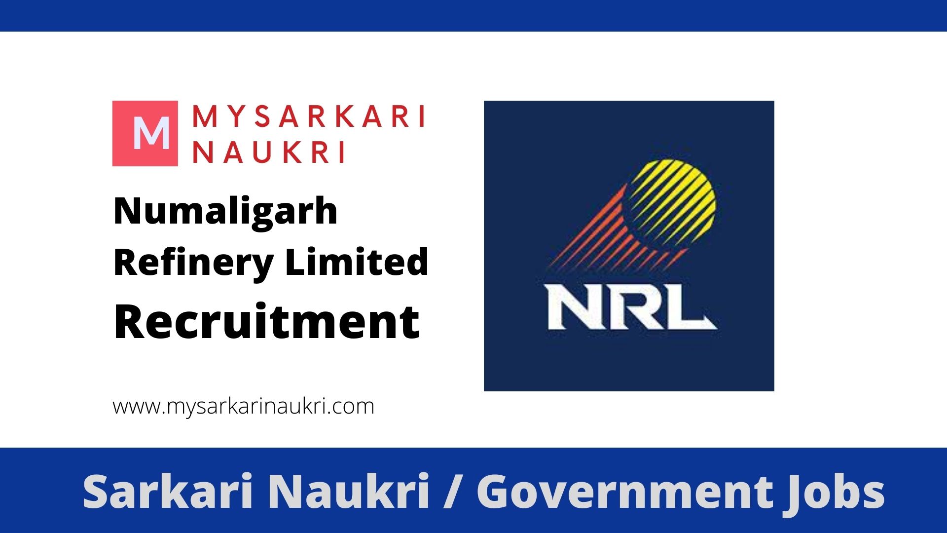 Numaligarh Refinery Limited Recruitment 2024 nrl.co.in NRL Jobs