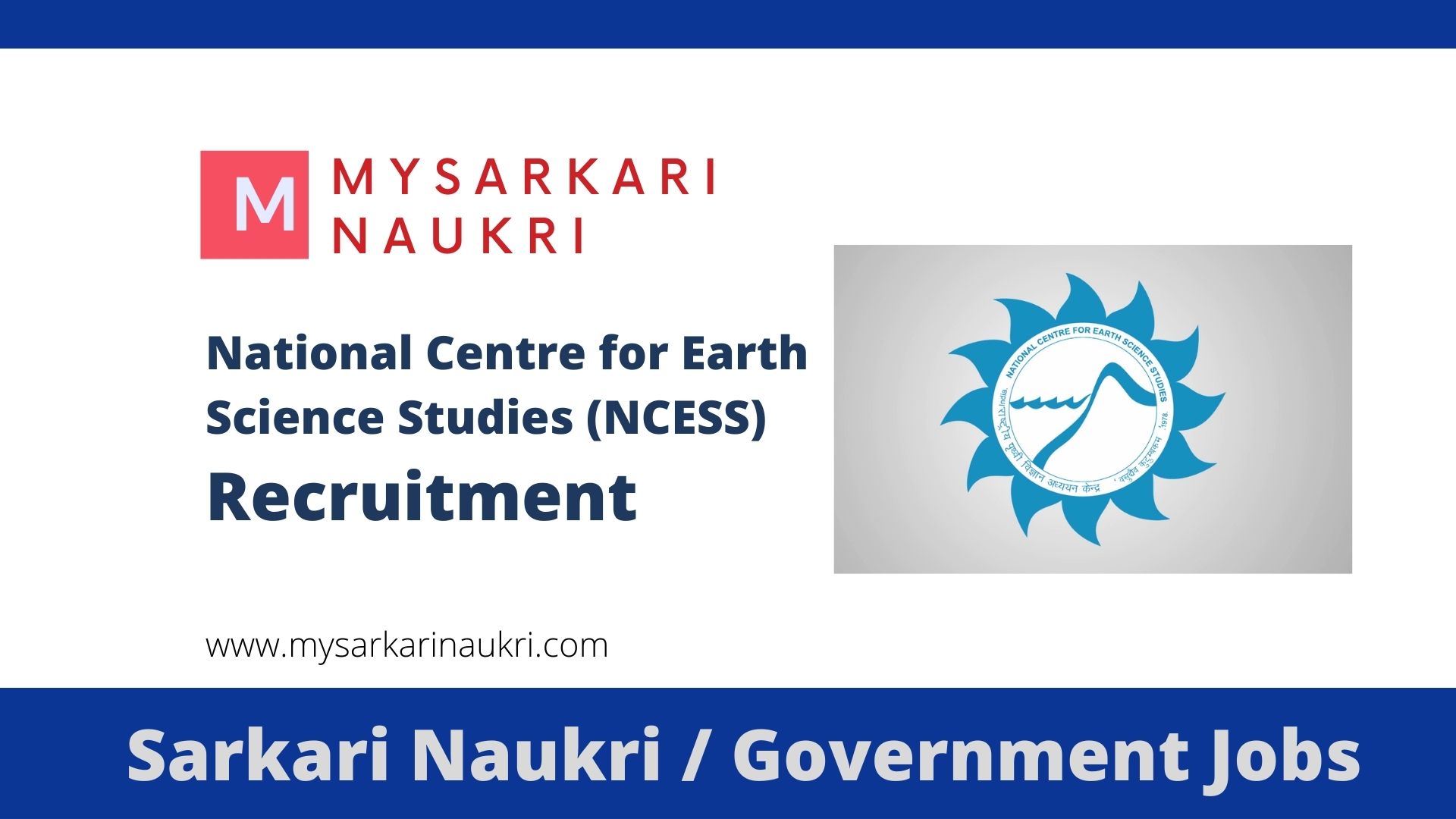 NCESS Recruitment 2024 For Scientist-B - MySarkariNaukri.com