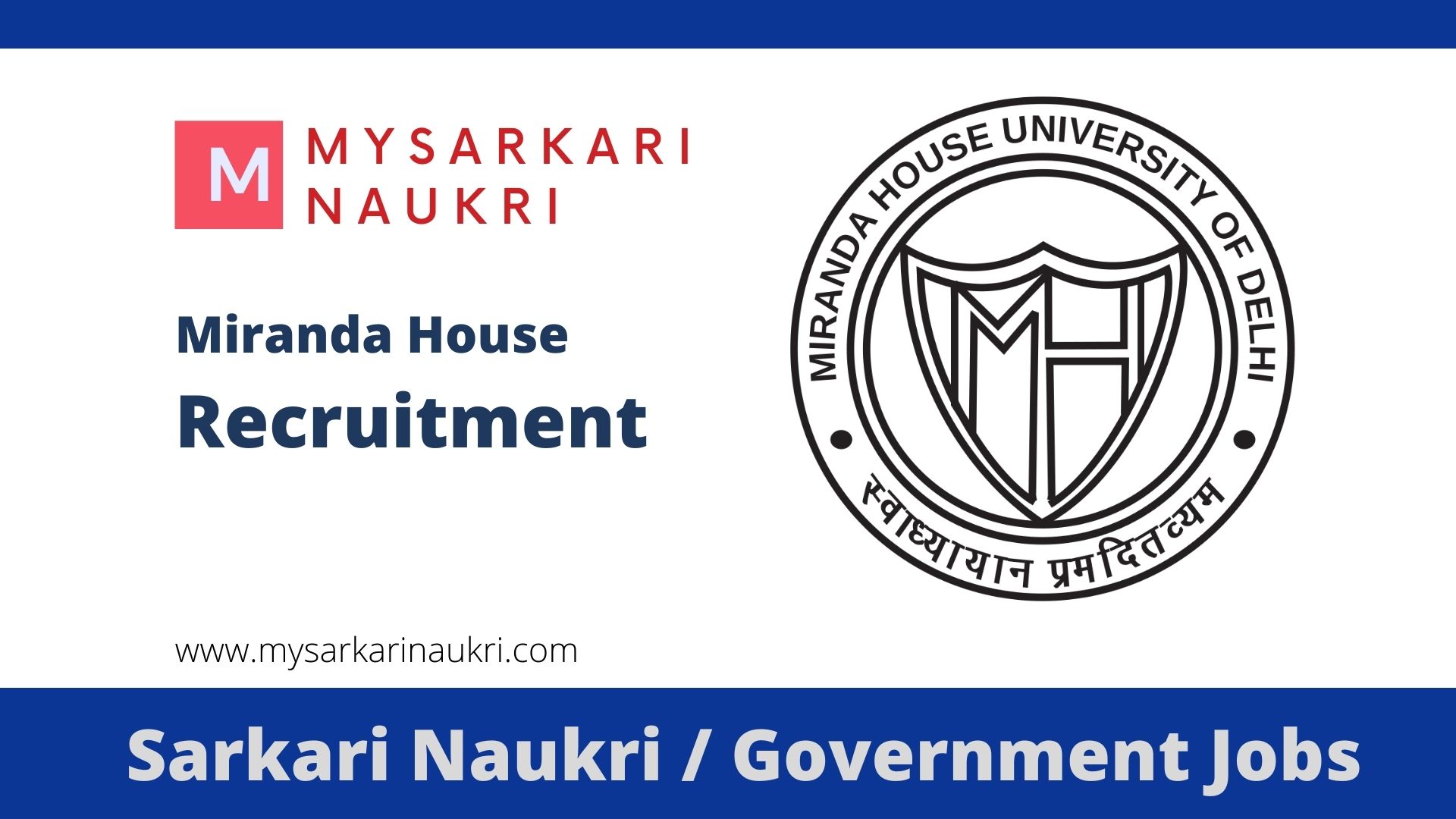 miranda-house-recruitment-2023-mirandahouse-ac-in-jobs