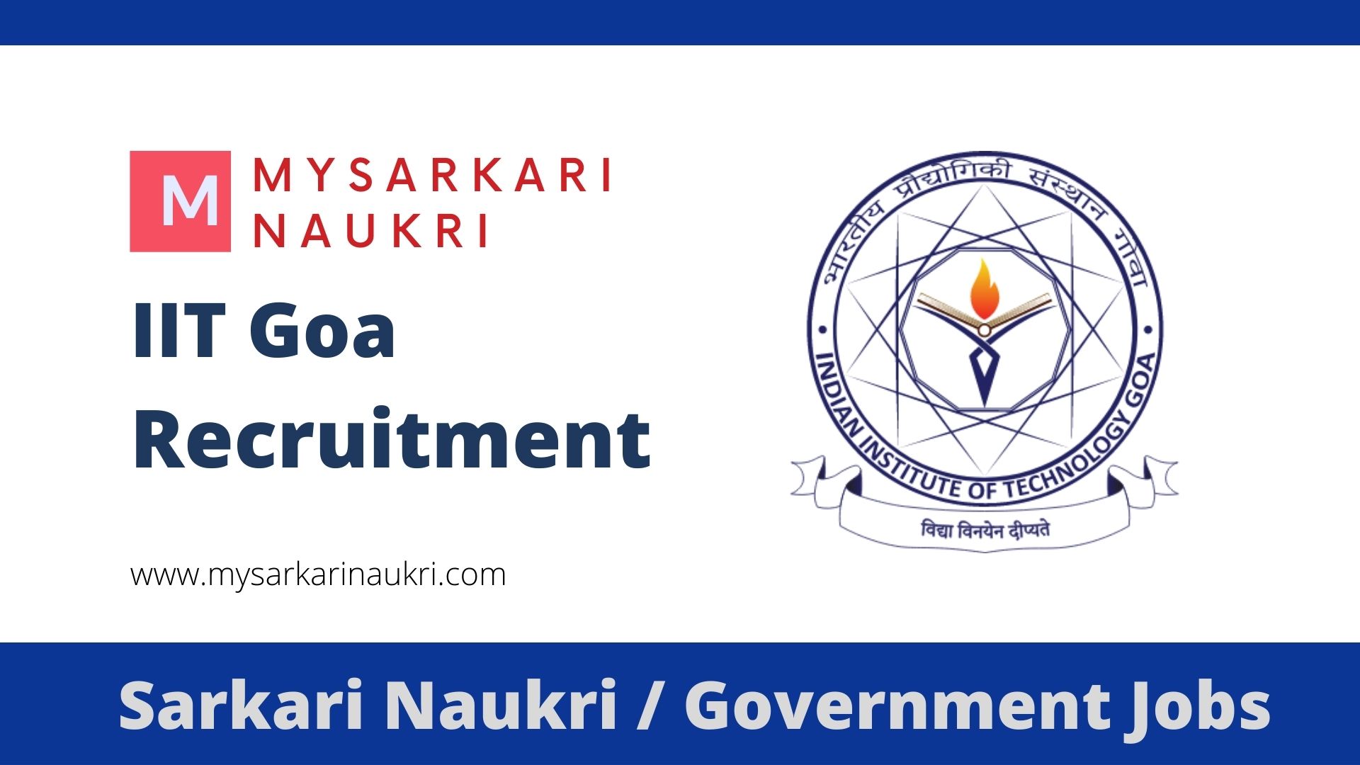 IIT Goa Recruitment 2023 for 17 Assistant Registrar and Various Posts ...