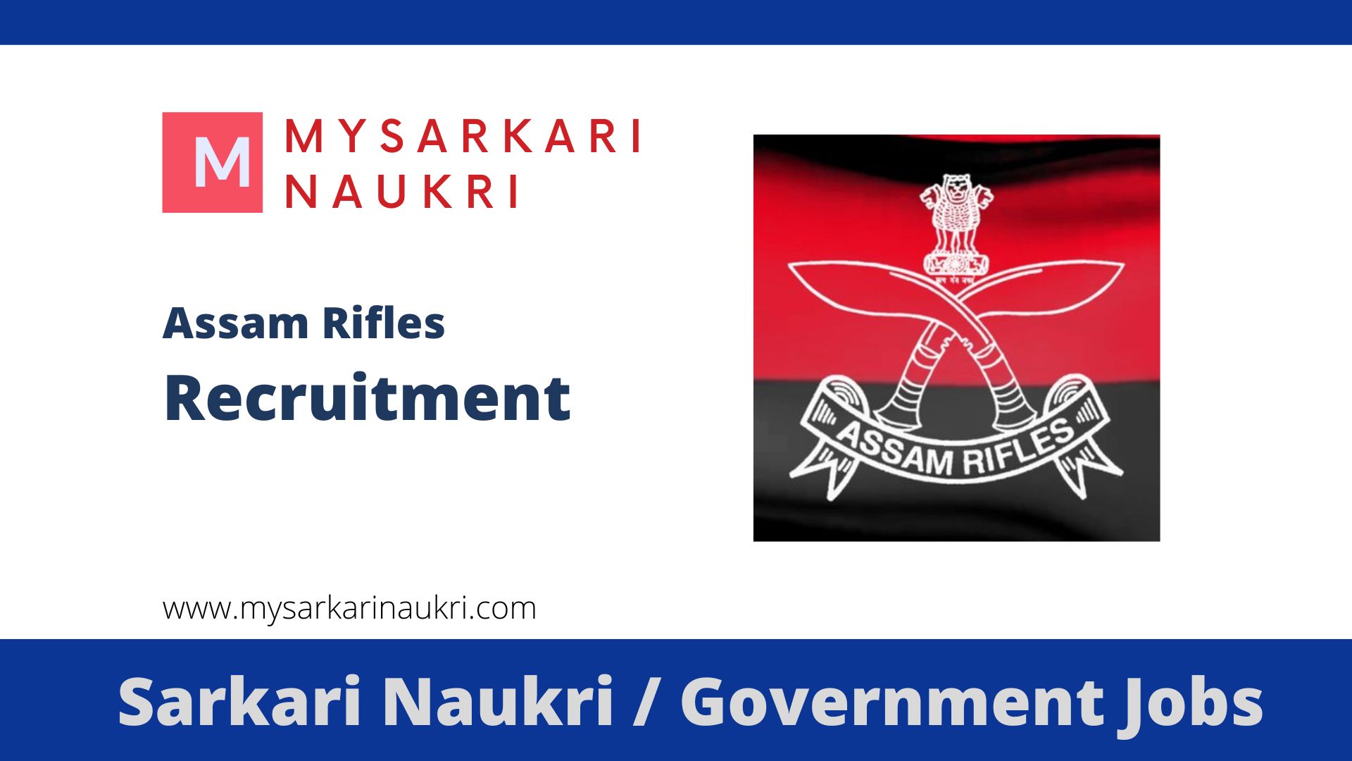 Assam Rifles Recruitment 2024 For 44 Rifleman/ Riflewoman ...