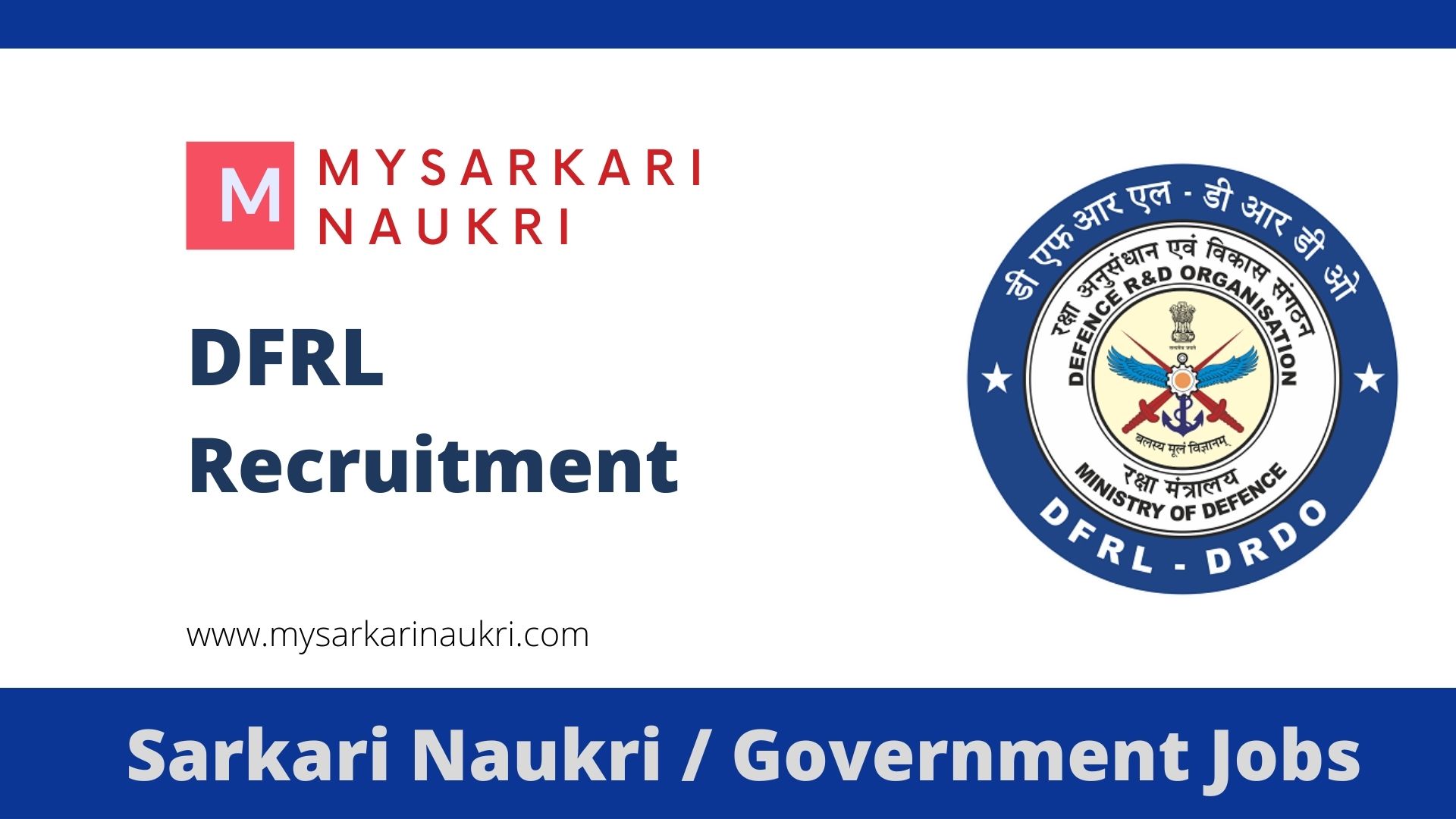 DFRL Recruitment 2023 Defence Food Research Laboratory Jobs