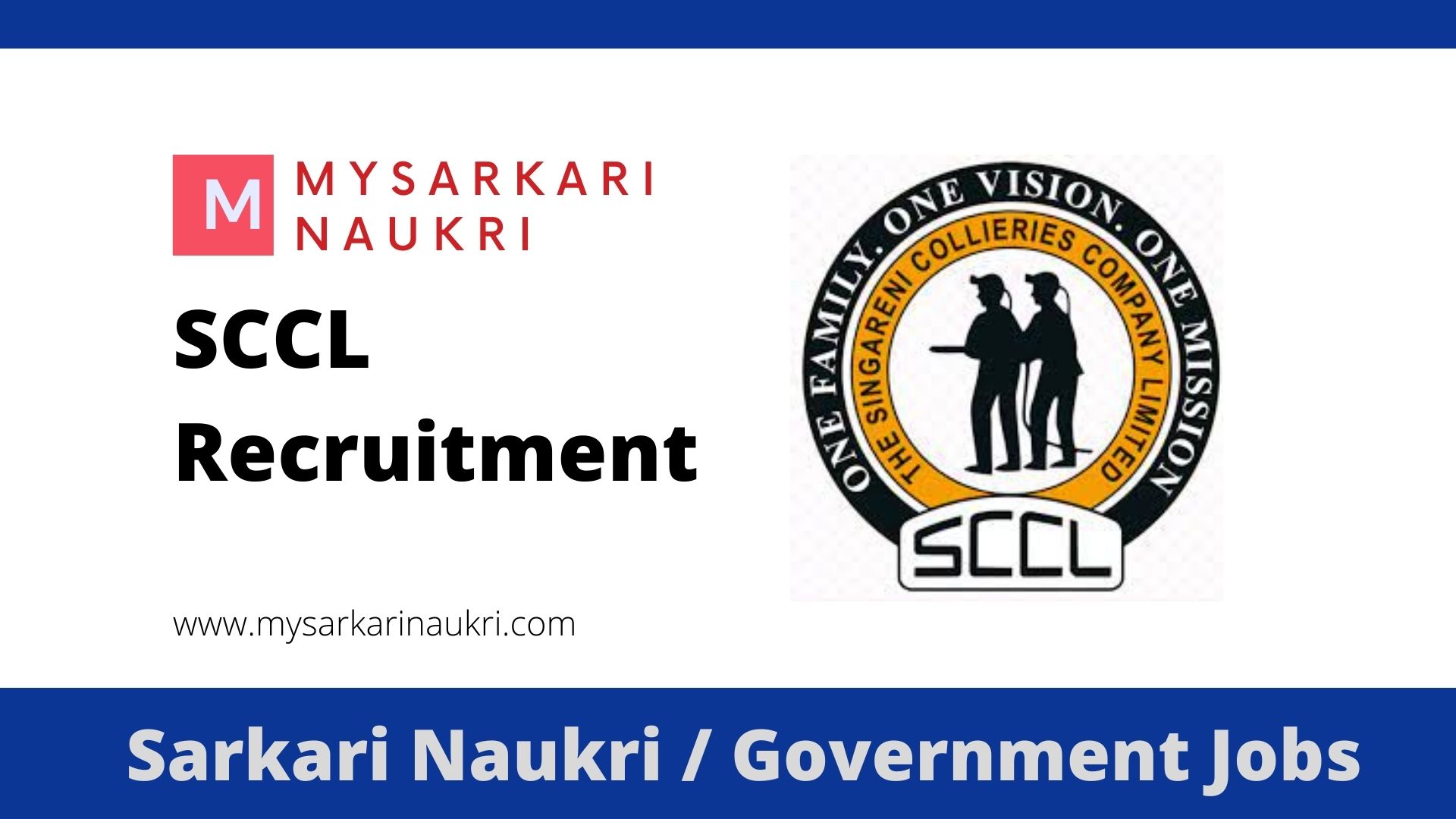 SCCL Recruitment 2023 scclmines.com Singareni Collieries Company Jobs