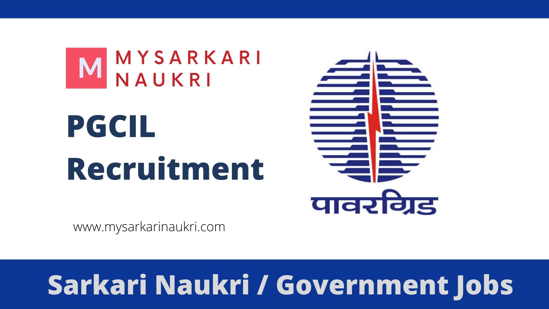 PGCIL Recruitment 2024 Power Grid Corporation Jobs